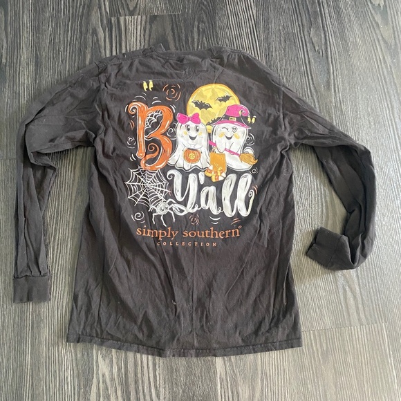 Simply Southern Halloween Long Sleeve Shirt / Size Med/ J-1 - Picture 2 of 5